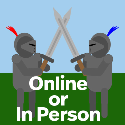 Online or In-person? An Animated Infographic made in Adobe After Effects.